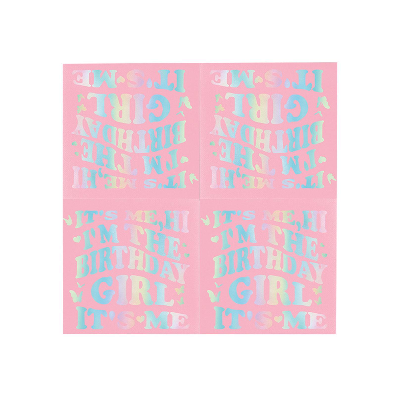 

Украшения на день рождения Салфетки «Это я Привет, я именинница Это я» Товары для вечеринок Коктейльные салфетки Посуда для девичника на день рождения для девочек One Size