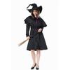New Halloween Adult Women's Clothes Witch Wizard Dress Set Stage Performance Costumes