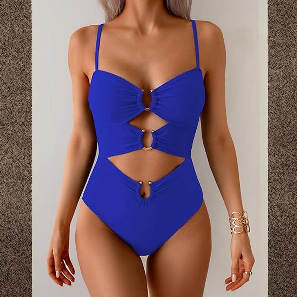 Women's Color Sexy Bikini One-piece Swimsuit