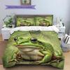 Cartoon Pattern Bedding Quilt Set Quilt Cover Pillowcase Home Decoration Birthday Gift (1 * duvet cover + 2 * pillowcase, without core)