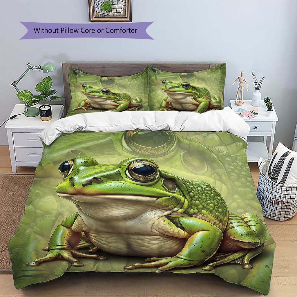 Cartoon Pattern Bedding Quilt Set Quilt Cover Pillowcase Home Decoration Birthday Gift (1 * duvet cover + 2 * pillowcase, without core)