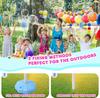 47In Rechargeable Automatic Bubble Stand Machine, Tall Outdoor Standing Bubble Maker with Lights, Kids Party Toy Birthday Gift