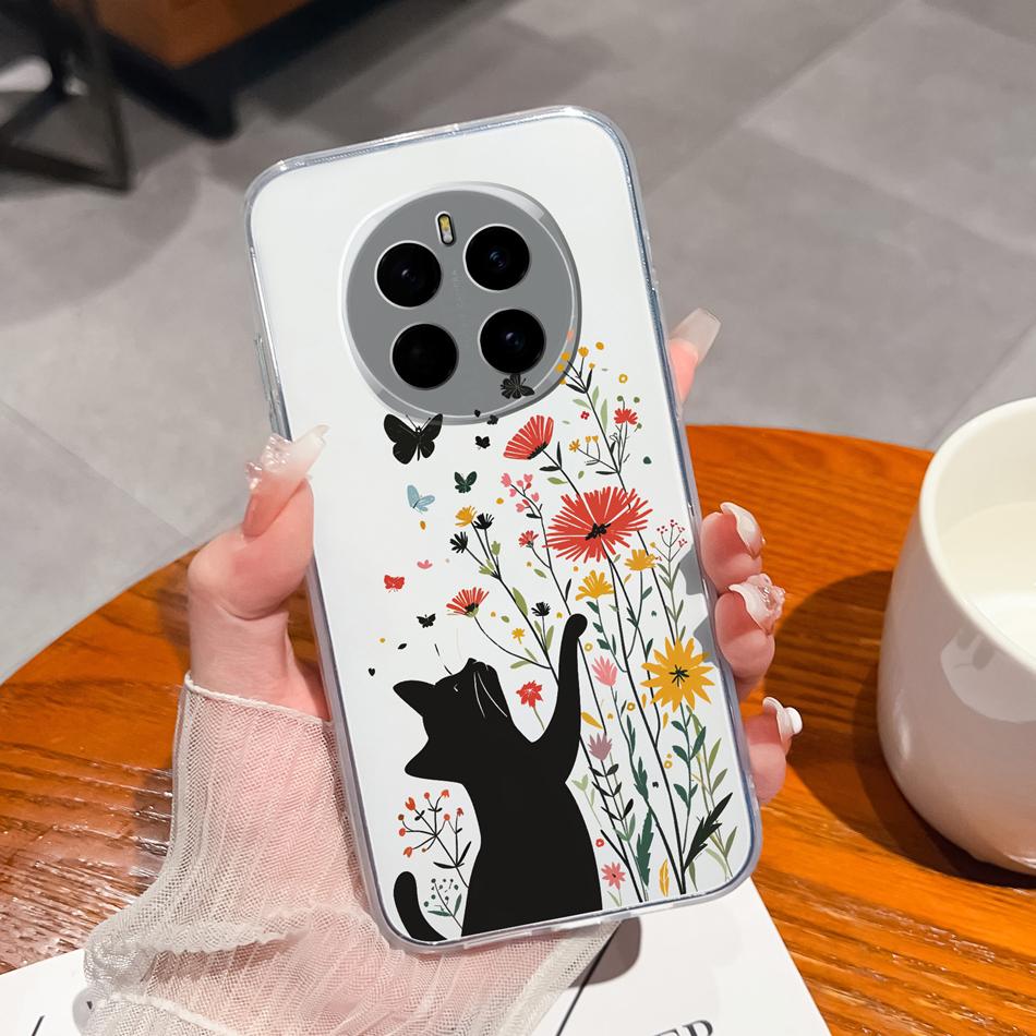 

Case For Honor Magic 7 Pro Cute Cartoon Leisure Transparent Funda Soft Slim Silicone Phone Bags For Honor Magic7 7Pro Back Cover Honor Magic7 Pro