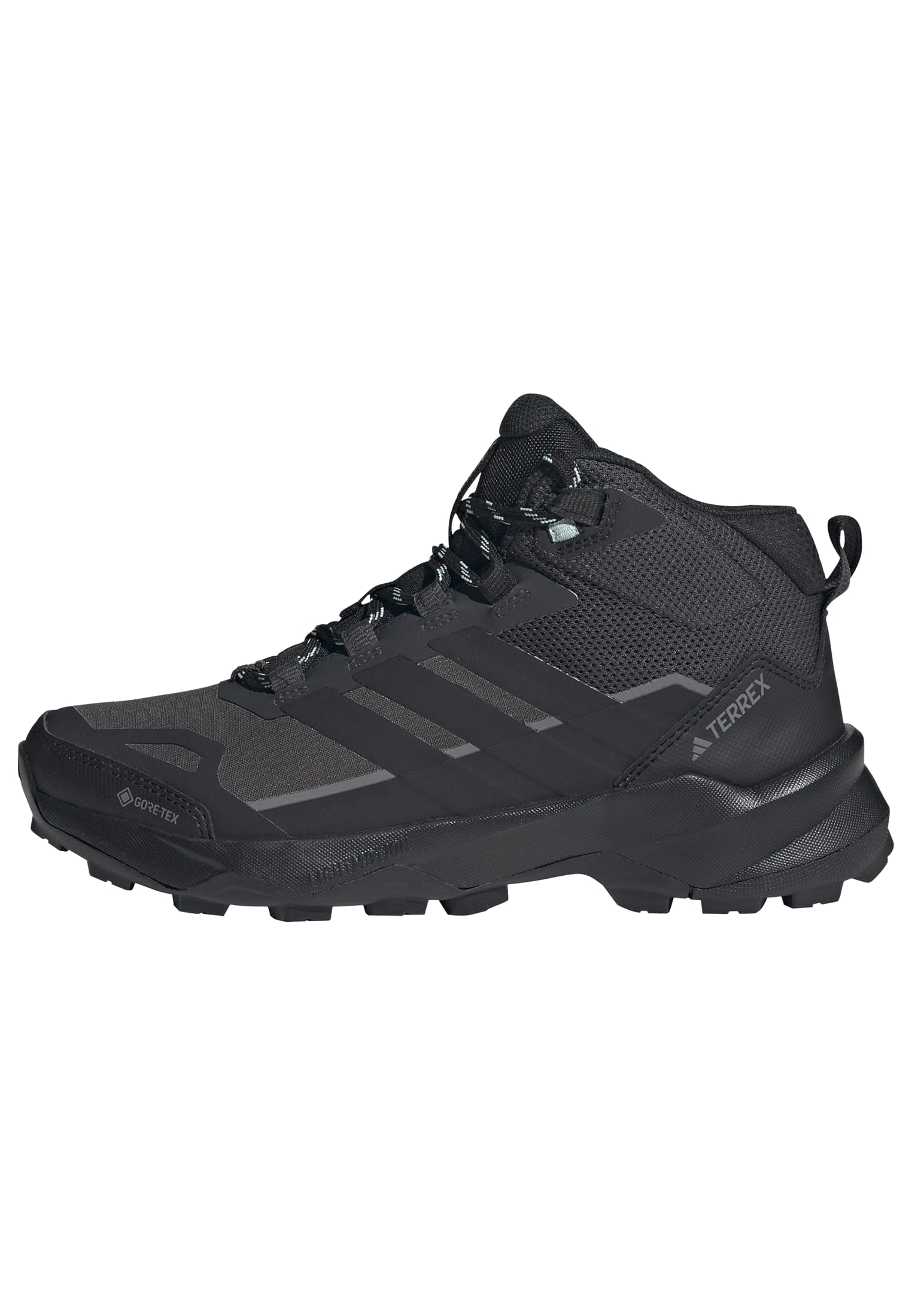 

Adidas Terrex Skychaser AX5 Mid Trekking GORE-TEX Women s Shoes, NMQ35, Carbon/Core Black/Semi-Flash Aqua, Size23.5cm (JQ2219)