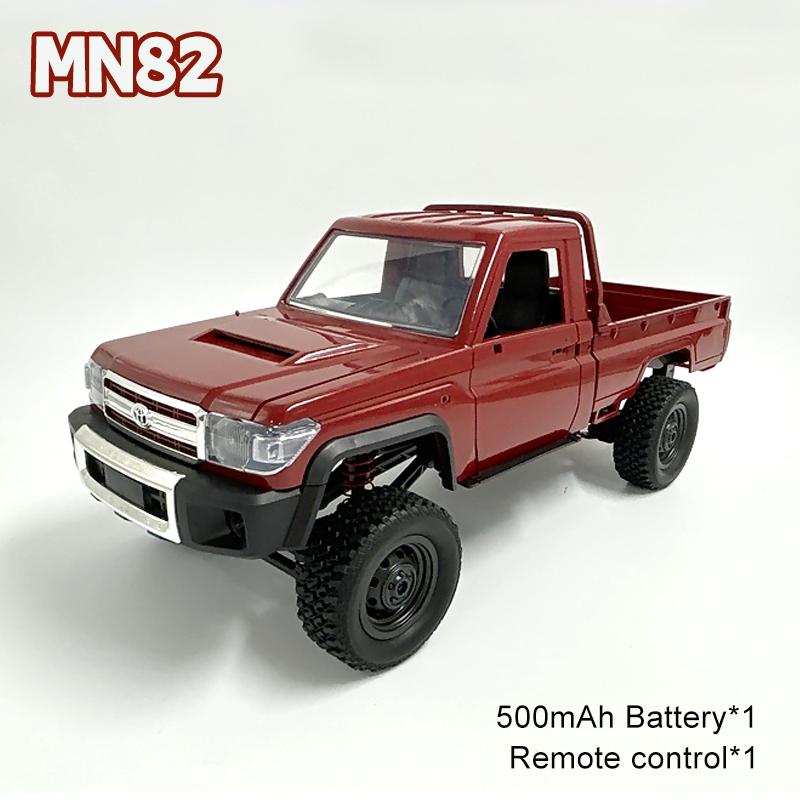 

НОВЫЙ Улучшенный Радиоуправляемый Автомобиль MN82 1:12 Полномасштабных Управляемых Фар MN82 PRO 2.4G 4WD Внедорожник Пикап Игрушка для Мальчиков Подарки