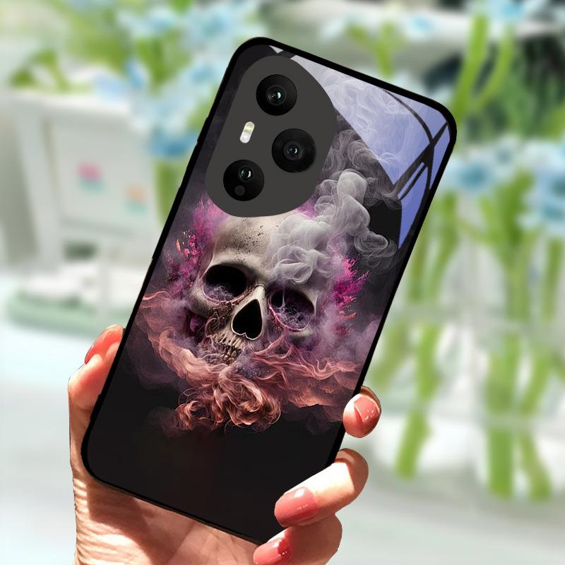 For Honor 400 Pro 5G Case Luxury Tempered Glass Anti-Fall Cover For Honor400 Pro 400Pro Phone Back Shell Shockproof Fundas Capa