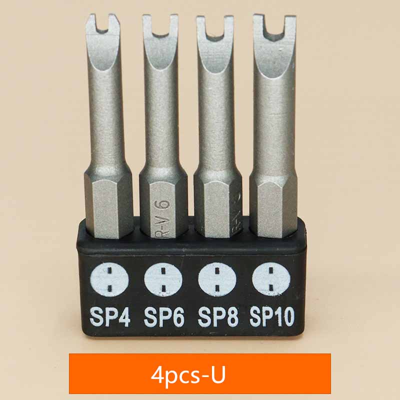 5/7/13pcs Special-shaped Screwdriver Bits Set U/Y/Triangle Shape for Electronics Appliances Socket Repair Torx Screw Removal Tools