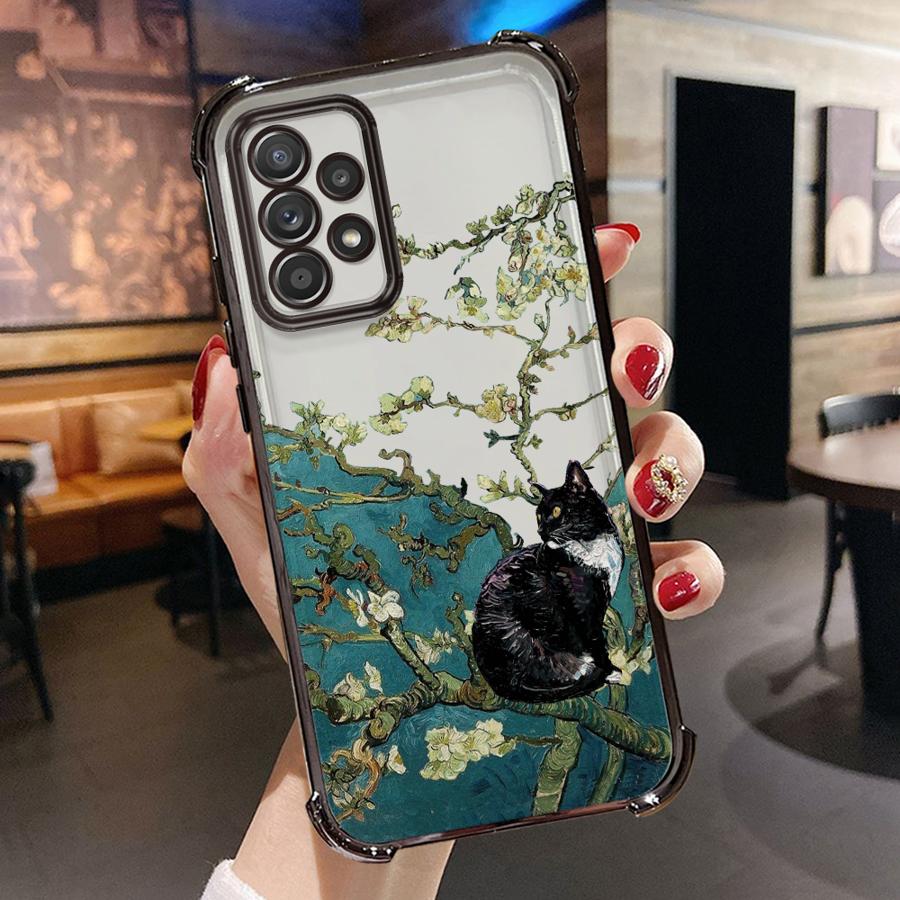 Van Gogh Art Case for Samsung Galaxy A15 A52 A17 A26 A13 A24 A33 A21s A25 A16 A35 A36 Soft Cover