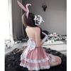 AssassinCat Sexy Pink Bunny Santa Christmas Halloween Costume Stage Performance Cute Velvet Game Adult Photo Luxury Set Costume, Costume, Set,