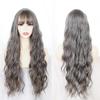 Female Long Hair, Big Wavy Bangs, Synthetic Hair, Daily Wear