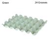 Large-capacity Egg Storage Box 24/15 Grooves Egg Dispenser for Kitchen Trendy Egg Container