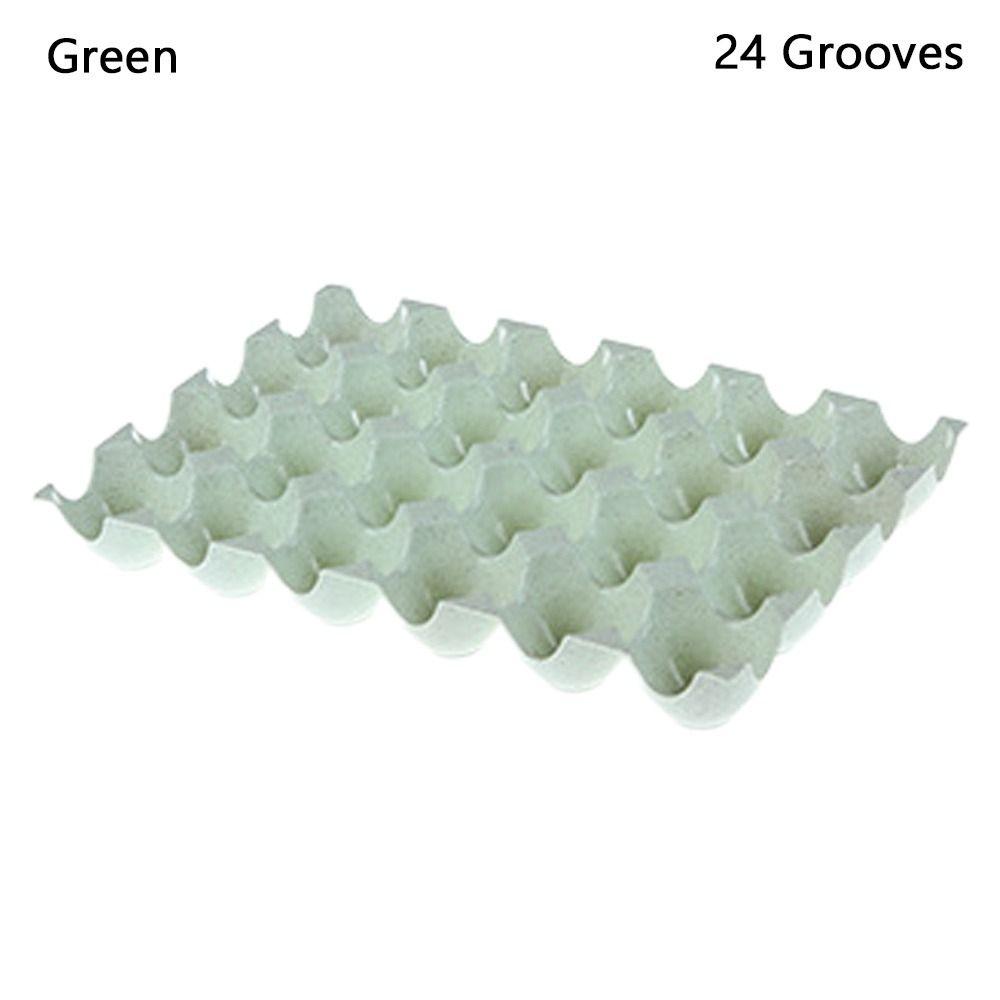 Large-capacity Egg Storage Box 24/15 Grooves Egg Dispenser for Kitchen Trendy Egg Container