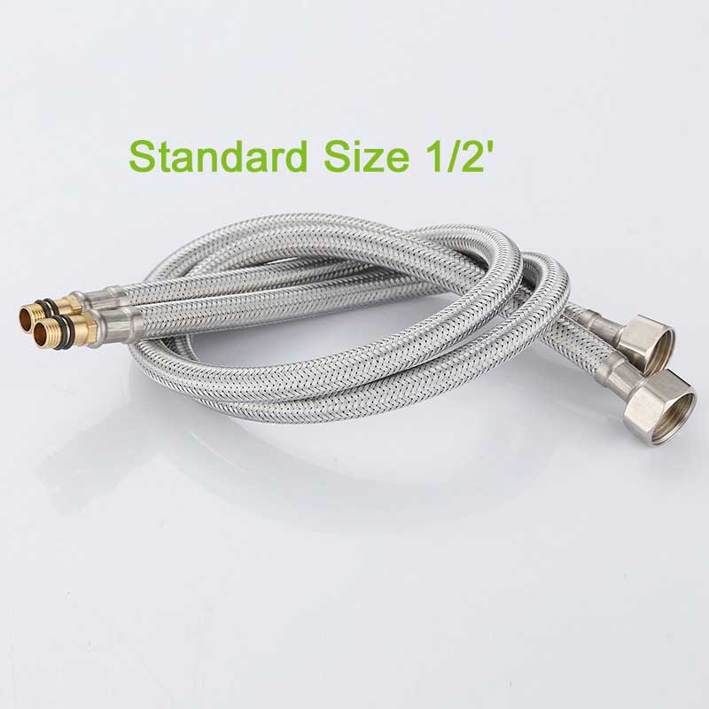 

50 см аквариум из нержавеющей стали cachimbo Гибкая линия подачи воды Chuveiro Шланги Гибкие шланги из нержавеющей стали 60cm length hose