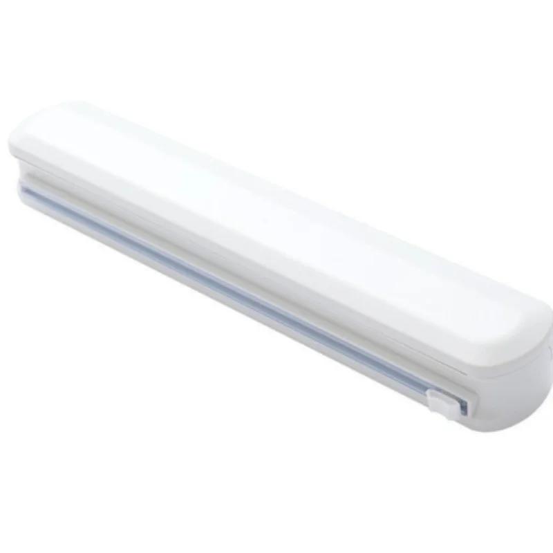 Диспенсер для пищевой пленки с присоской бытовой резак для пленки и коробка для хранения креативный кухонный инструмент белый 5450₽