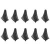 10X Car PU Leather Manual Gear Shift Lever Dust Cover For KIA Sportage Black
