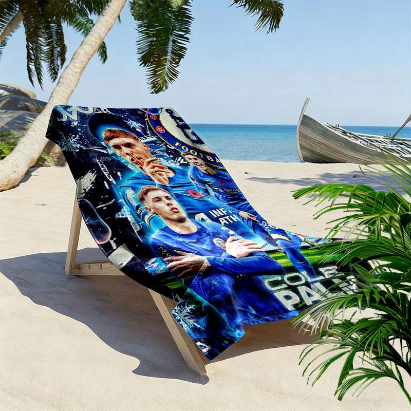 Chelsea Print Strandtuch, Großes Weiches Schnelltrocknendes Handtuch für Strand Camping Schwimmen