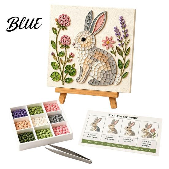 Handmade Home Decor Projects Garden Woodland Mosaic Art Kit DIY Animal Tile Craft Artistic Gift Ideas Beginner Friendly Crafting Project for Adults,