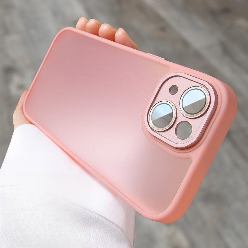 Applicable To Apple 15 Magnetic Charging Mobile Phone Case Matte 13proMax Full-inclusive IPhone 14 Simple Anti-fall Protection Case