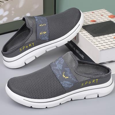 Unisex Breathable Half Slippers Ultra Light Indoor and Outdoor Women's Slippers Men's Home Slippers