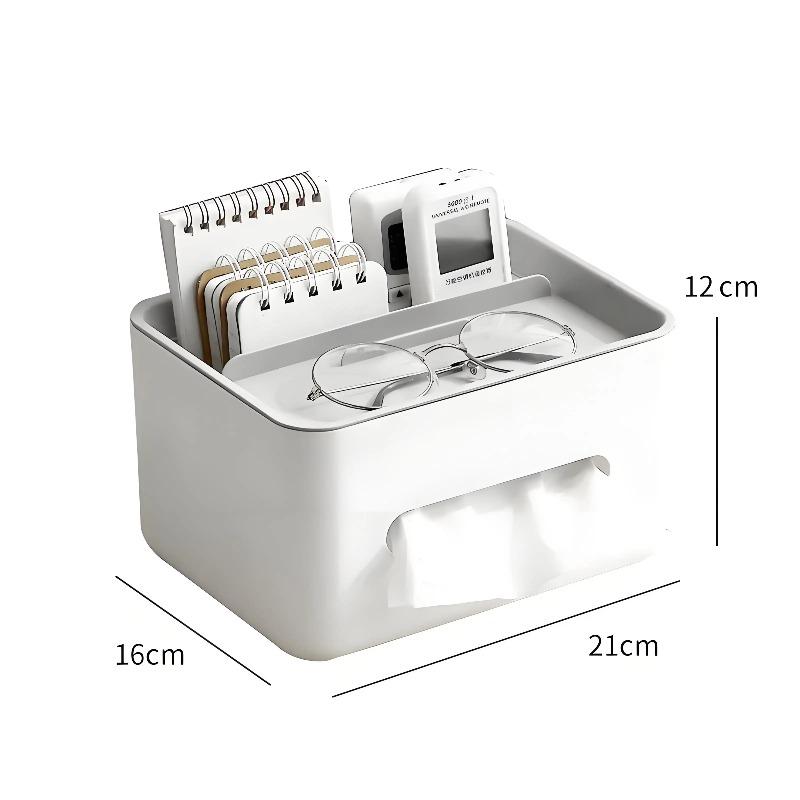 Multifunctional Sundries Ontainer Storage Home Tissue Box Napkin Holder Remote Control Storage Desk Organizer Office