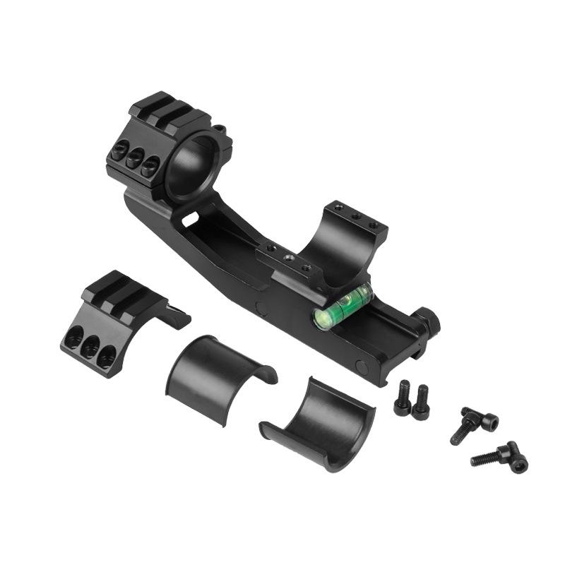 25.4/30mm Metal Pipe Clamp with 20mm Slot and Sight Level Bracket