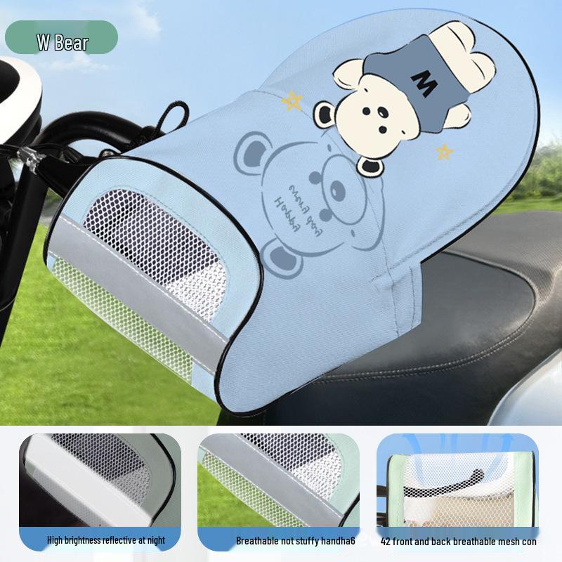 Electric Vehicle Sunshade Handlebar Covers: Waterproof, Windproof & UV-Protective
