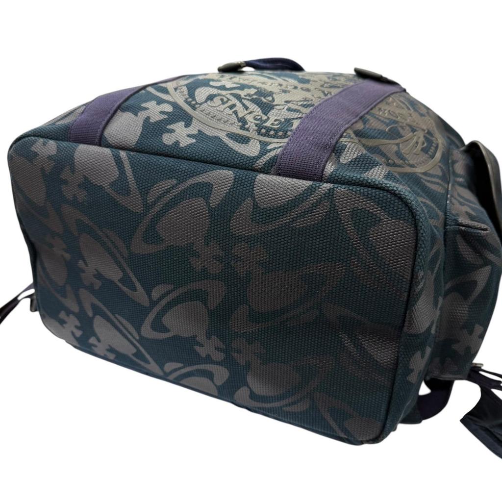 Great Vivienne Westwood Backpack Daypack Orb Camouflage Used