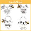 Stylish And Fun Stainless Steel Bee Keychain Great For Graduation And Party Favors