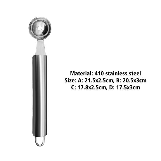 High-quality Multifunctional Corrosion Resistant Practical Fruit Segmentation Carving Spoon Kitchen Utensil Fruit Digging Scoop