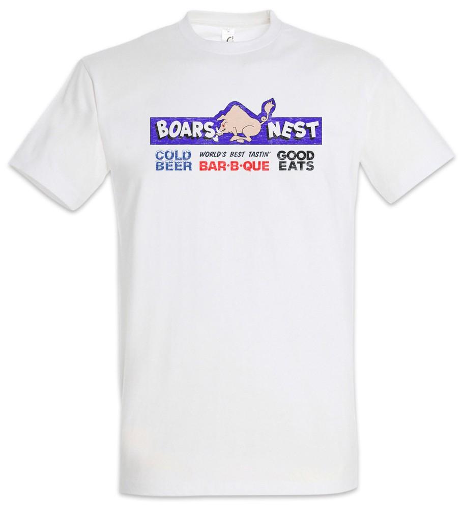 Boars Nest T-Shirt The Dukes Bar Sign Symbol Logo of Hazard Company Club