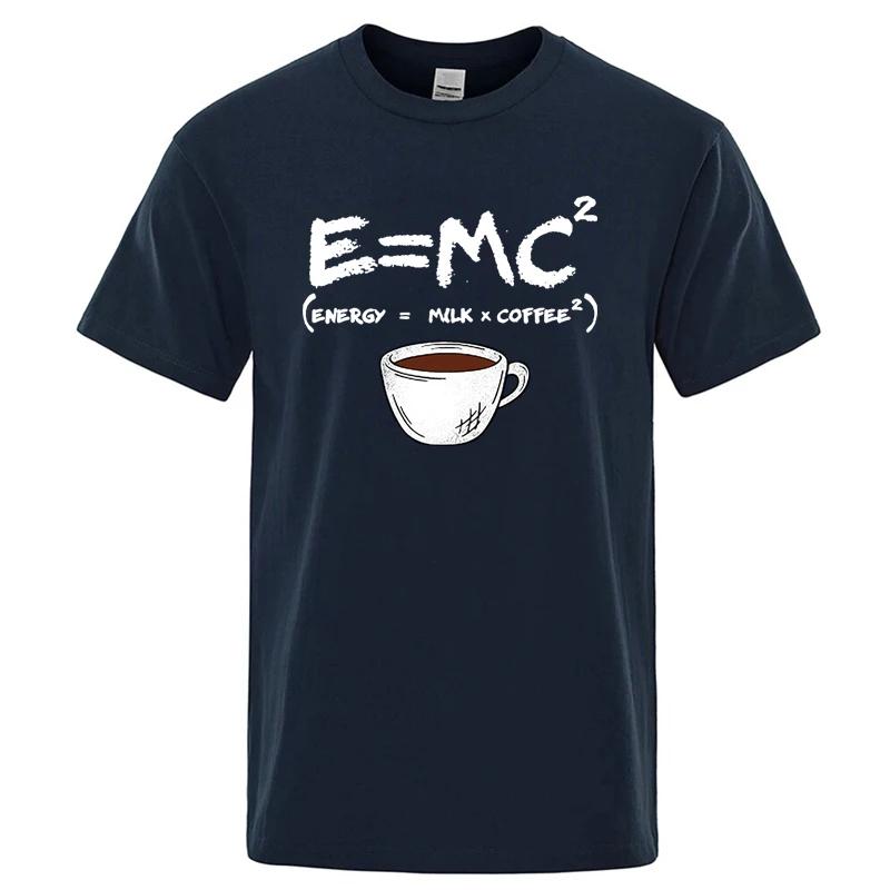 Summer Unisex Tshirt Cotton Blend Casual Funny Energymilkcoffee Print Unisex Cool Loose Oneck Tops For Unisex Short Sleeve Male Tees