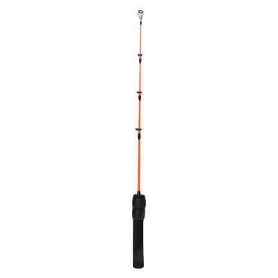 Caña de Pesca en Hielo Mini de 50cm Caña de Pesca en Hielo Corta Portátil de FRP con Mango EVA Antideslizante