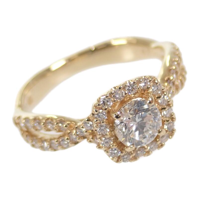 no brand  #12(JP Size) ring K18 yellow gold Women