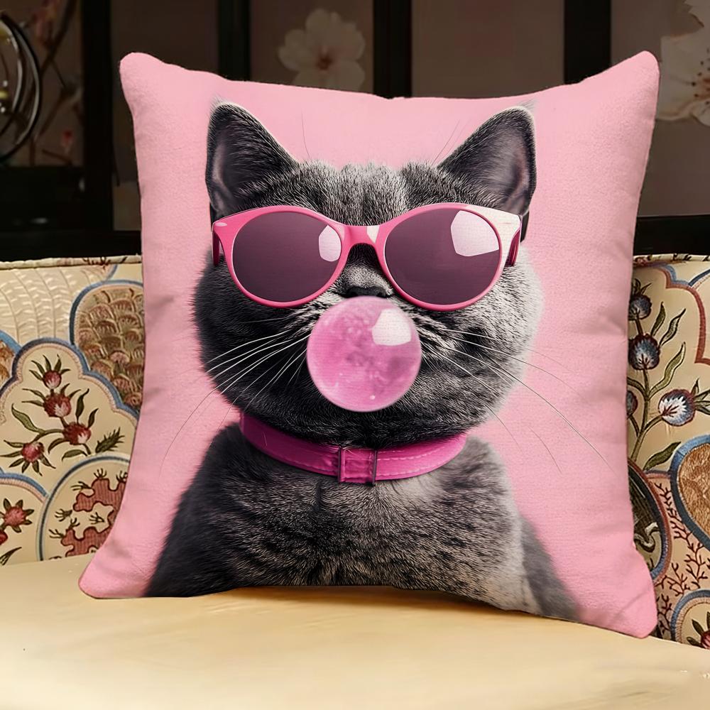 Animals That Blow Bubbles Pillow Case Pillowcase Doublesided Printed Sofa Cushion Bedroom Headboard Pillow