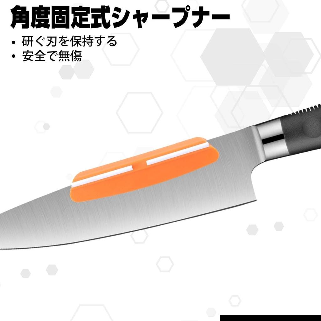 GOLD DEER 8-Piece Diamond Sharpening Stone Set (240/400/600/800/1000/1500/2000/3000 Grit) - Diamond Sharpening Stone Set, Sharpening Plate, Wrapping P