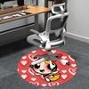 Powerpuff Girls,Blossom Chair mat Round Rug Office carpet,Non slip, Suitable for Living Rooms, Bedrooms Decor1205092a