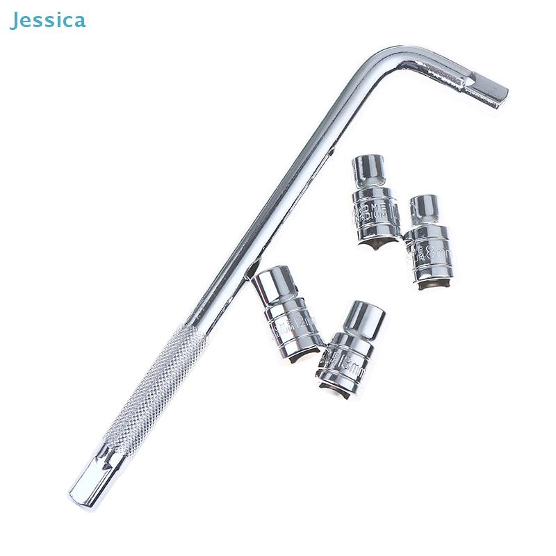 10Pcs Socket Wrench Set - L-Type Handle Socket Set with Storage Case for Car Repair & Maintenance