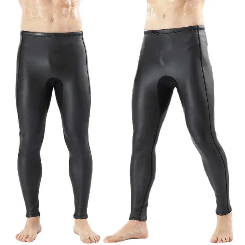 Pánské neoprenové kalhoty 2mm Triatlon CR Hladká kůže Neopren Potápění Dlouhé/Krátké Extra pružné jako Rash Guard Kajak
