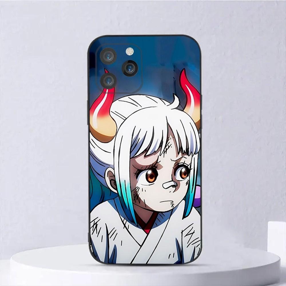 Anime Y-Yamato Phone Case For iPhone 16,15,14,13,12,11,Plus,Pro Max,XS,X,XR,SE,Mini,8,7 Soft Silicone Black Cover