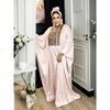 African Ethnic Style Jacquard Large Swing Robe Middle East Women's Clothing V-neck Batwing Sleeve 150.00kg Plus Size Dress Dress