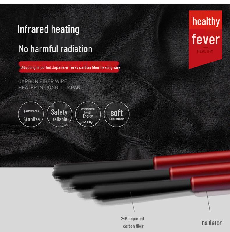 Unisex Ten-Zone USB Heated V-Neck Vest, Down Cotton Electric Heating Jacket