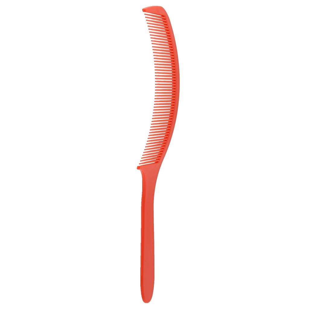 Comb Hair Plastic Curved Detangling Haircutting Combs Fine Teeth for Salon Household Barber