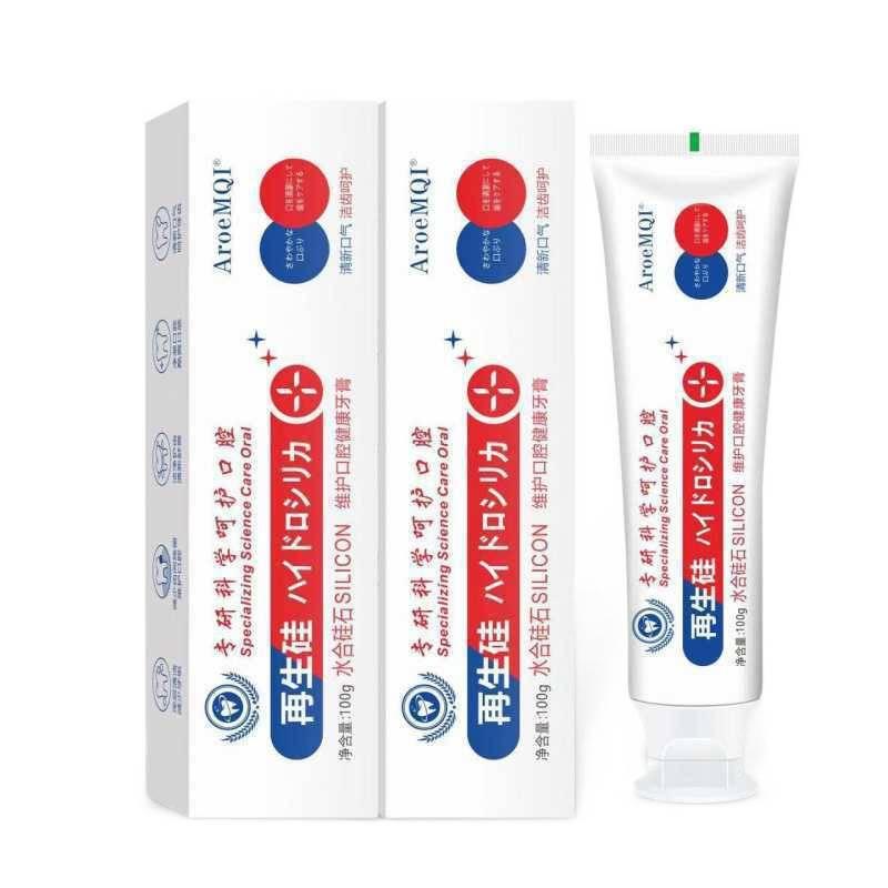 Japan Silicon Oral Antibacterial Toothpaste Enamel Protection Anti-Cavity Fresh Breath Mint Flavor 100g