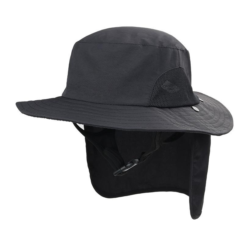 Summer quick-drying surfing visor removable men's and women's outdoor mountaineering and hiking sun protection hat UV protection fishing hat