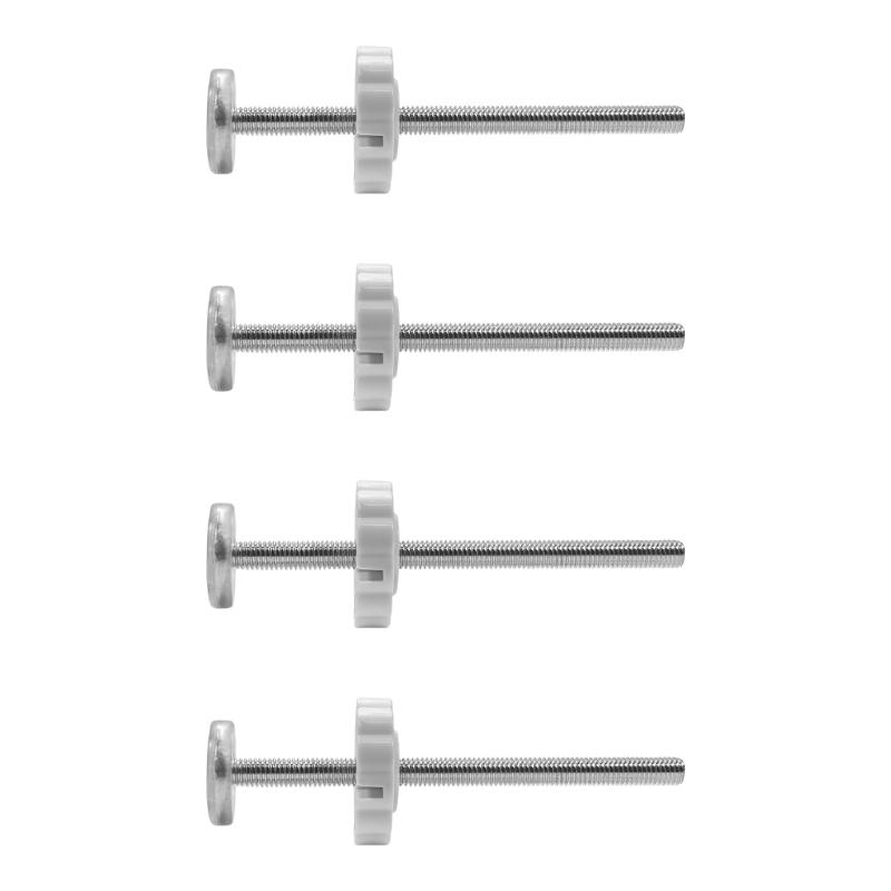 

4pcs/pack Threaded Spindle Rods 8mm Screw Bolts for Pressure Mounted Baby Gate Ensuring Doorway Safety 1