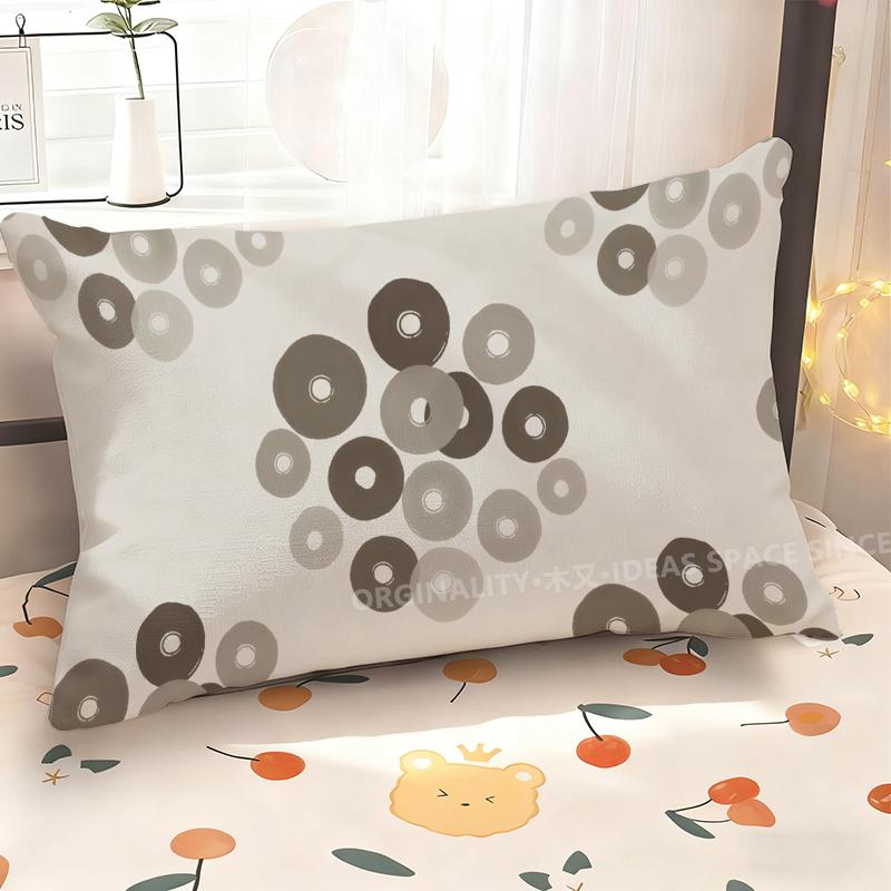 Geometric Circles Pattern Pillowcase Suitable For Sofa Bedroom Car Pillow Cover Cushion Rectangular Back Cushion 30x50cm