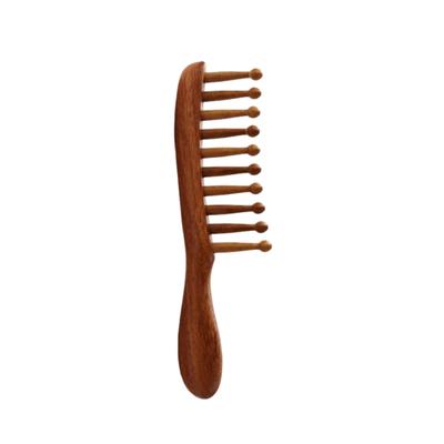 DFsucces Massage Sandalwood Scalp Made of Premium Natural for Scalp Acupressure and Meridian for and Comb, Comb, Half-Moon Shaped, Massager, Wood,