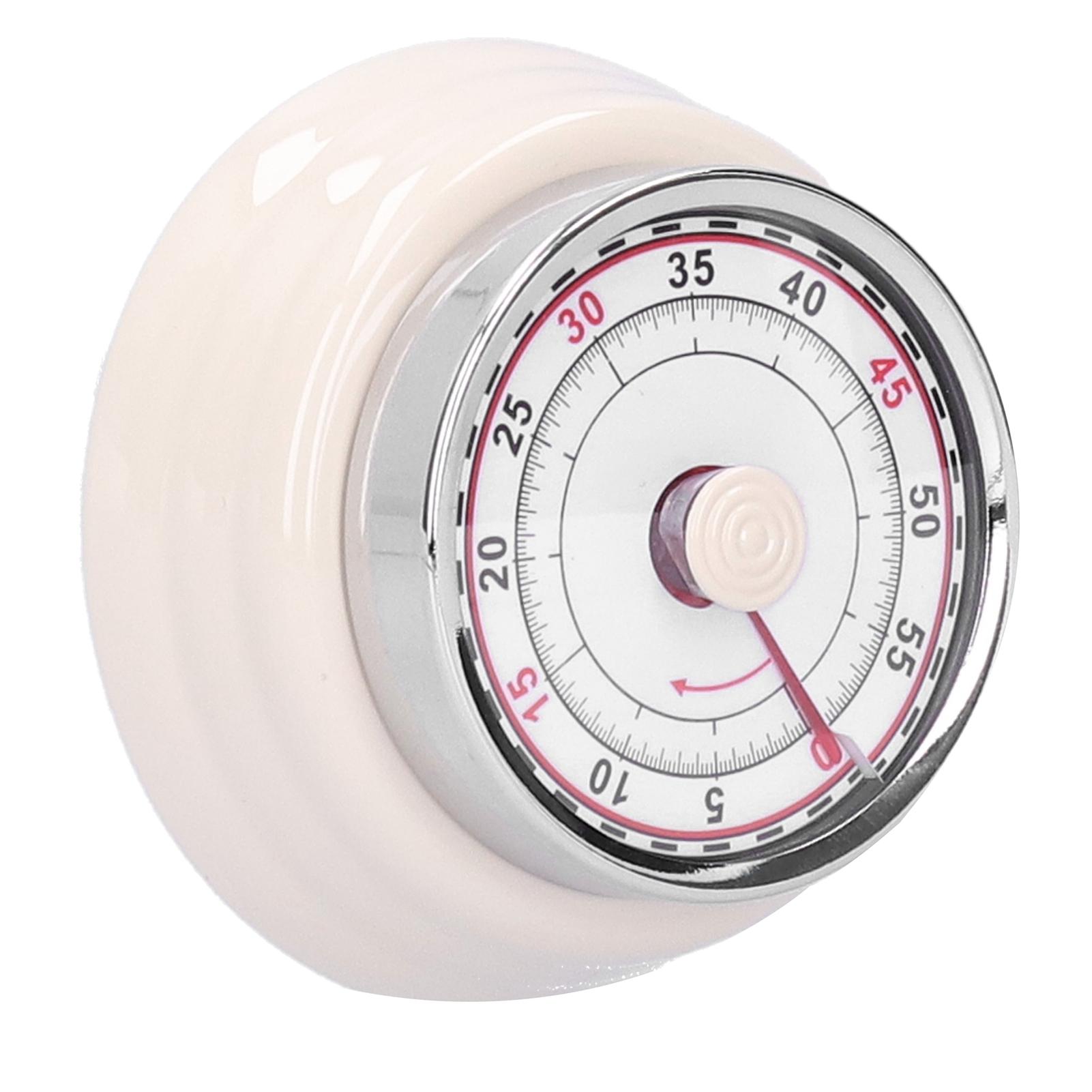 

Mechanical Kitchen Timer Cooking Studying Clock Round Reminder Student Time Manager