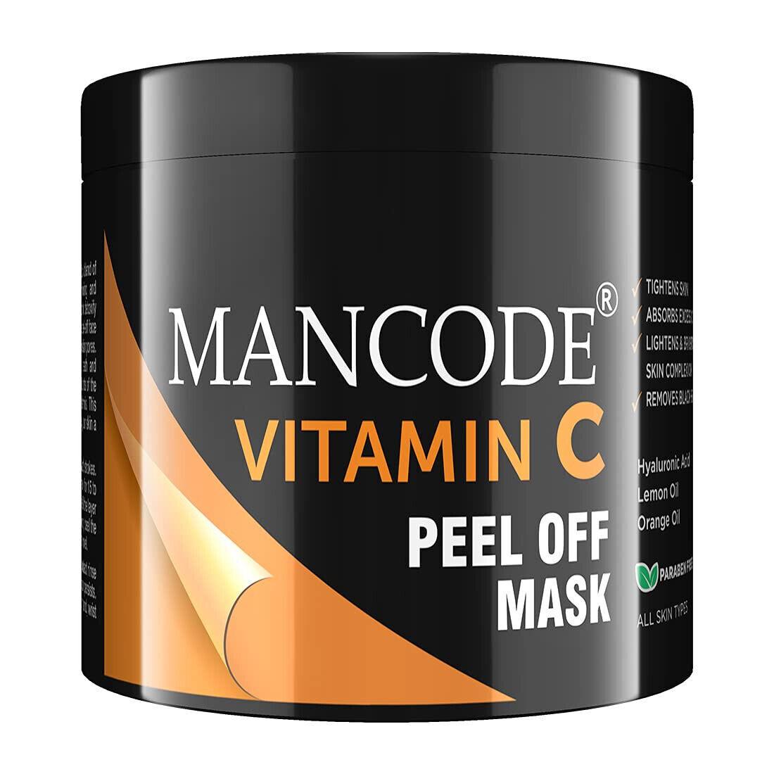 @ Mancode Vitamin C Brightening Peel Off Mask For Men 100g o507 Zr-1903-60%Off