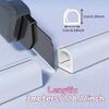 1 Roll 3meter/118.11inch Self-adhesive Electrical Conduit Cable protector,PVC Cable Channel,concealed Cable Tray